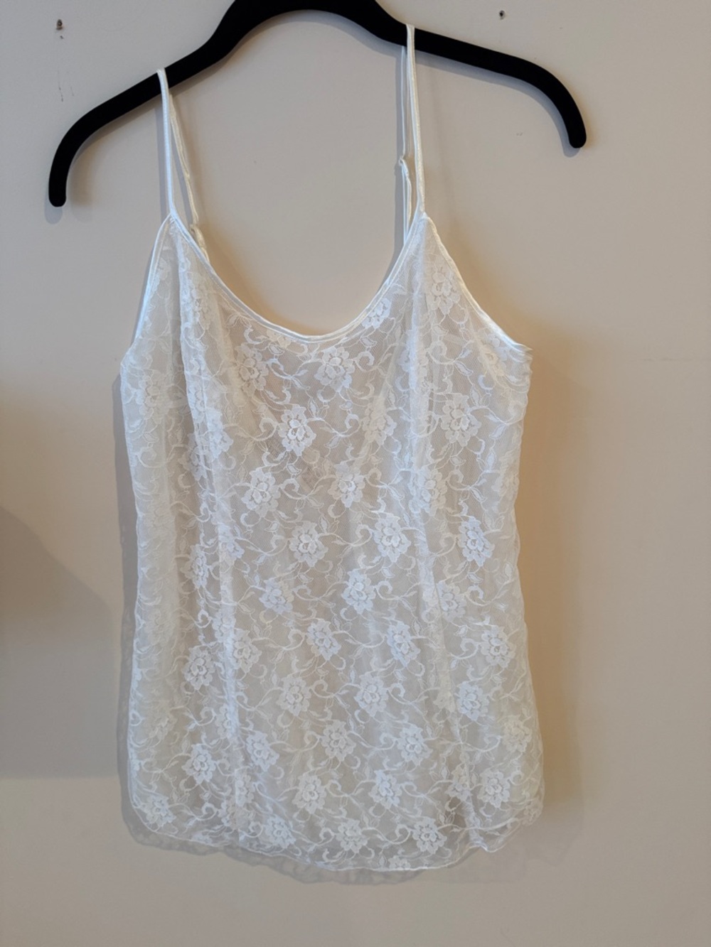 White Lace lingerie Tank Top - Women's